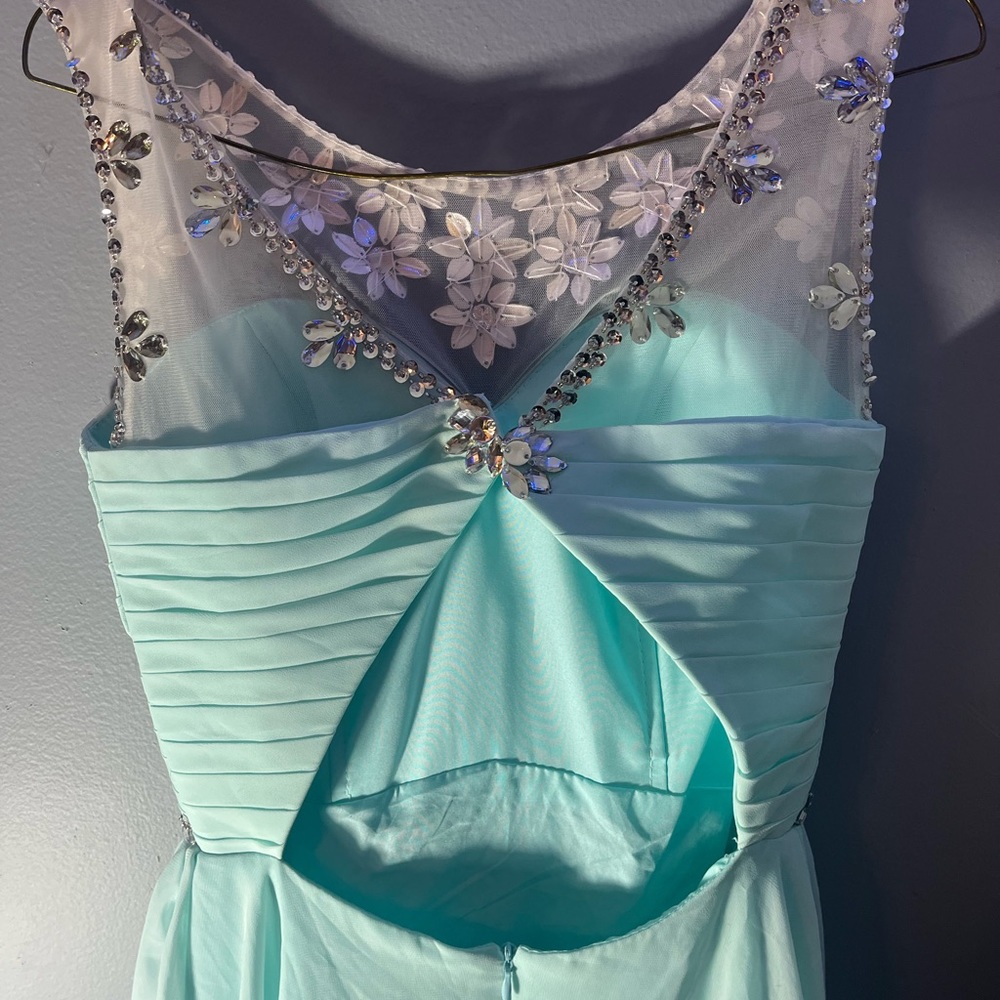 Blue semi formal dress